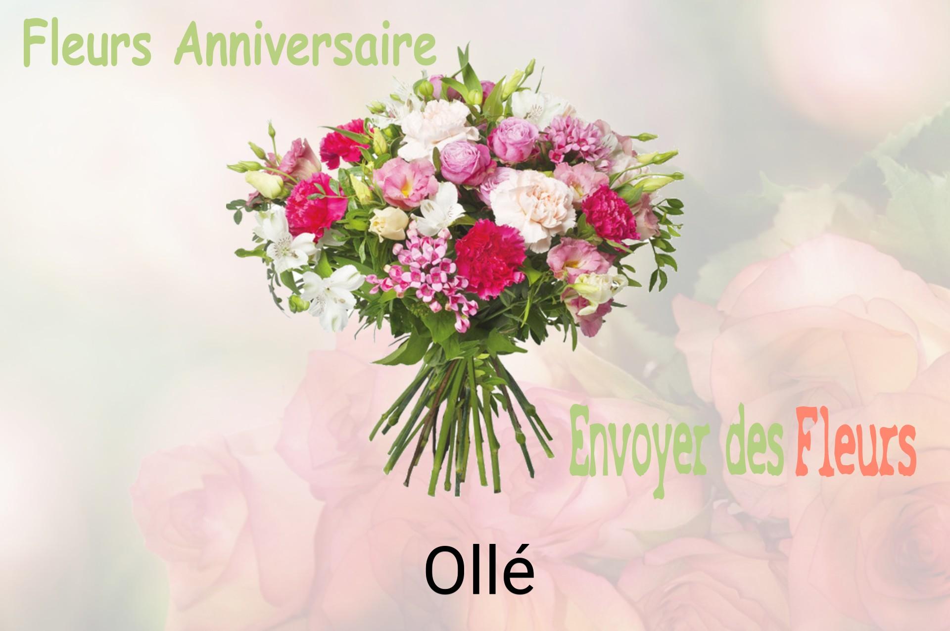 Bouquet de fleurs d’anniversaire livré à Ollé